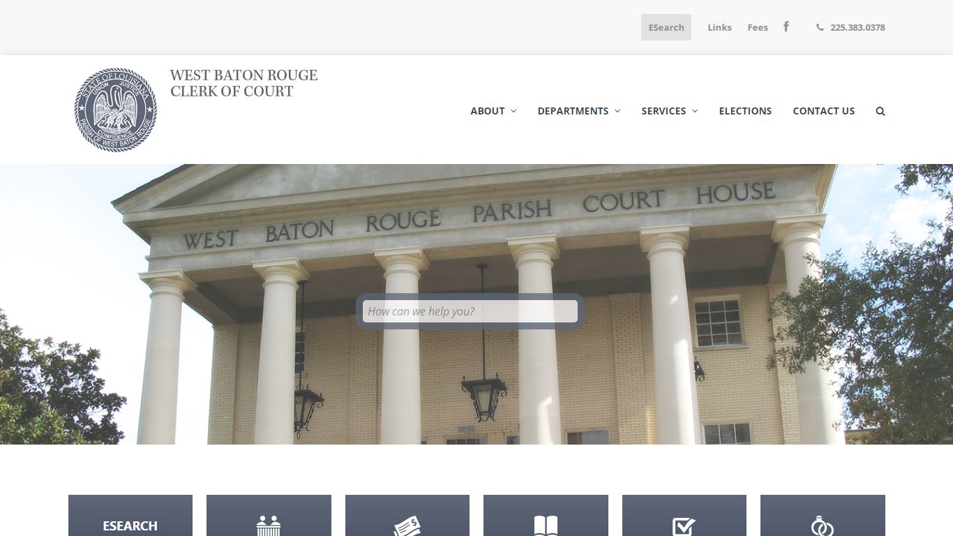 West Baton Rouge Clerk of Court | Cases & Pulblic Record Search